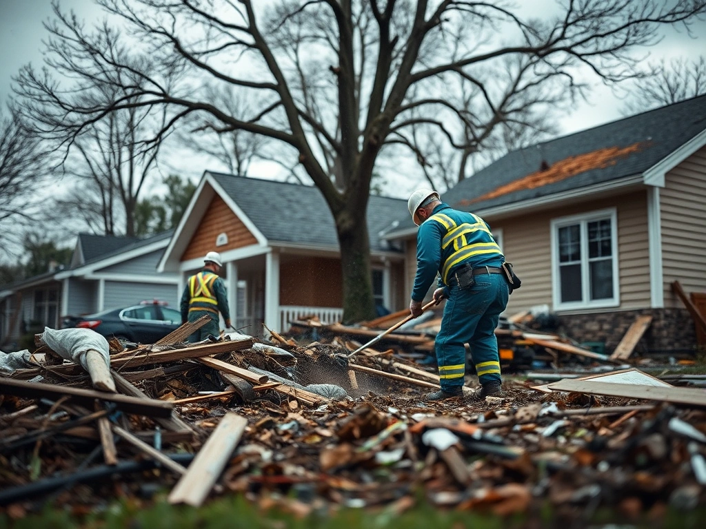 Storm and Natural Disaster Damage Cleanup