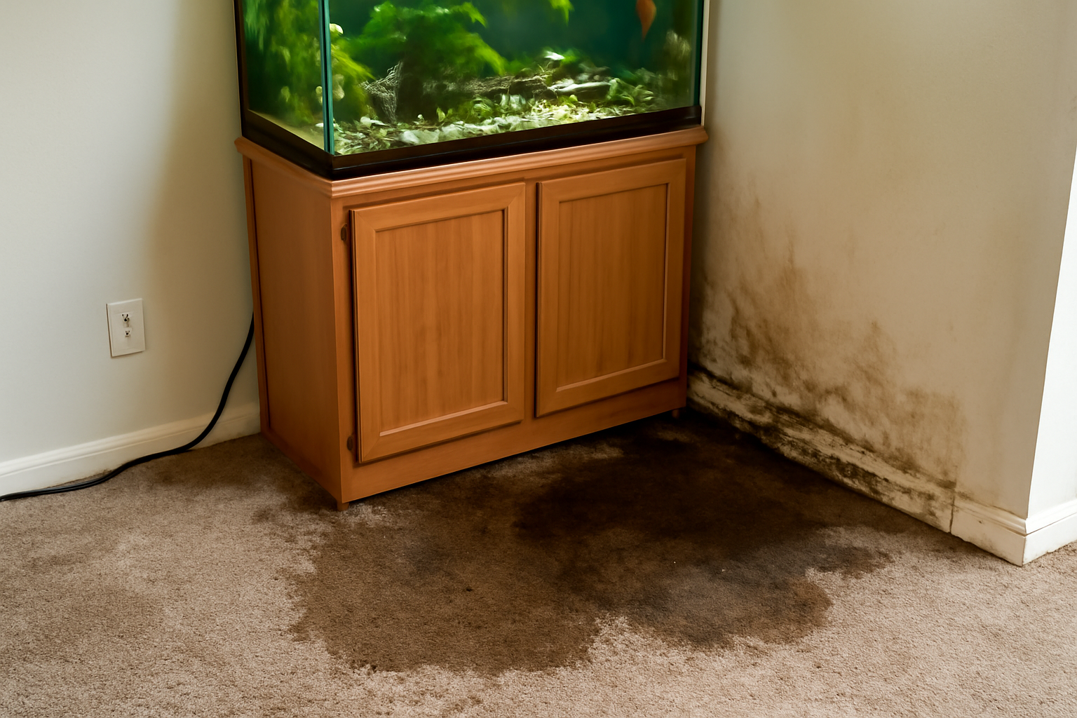 Aquarium Leak Water Removal in Venus, TX