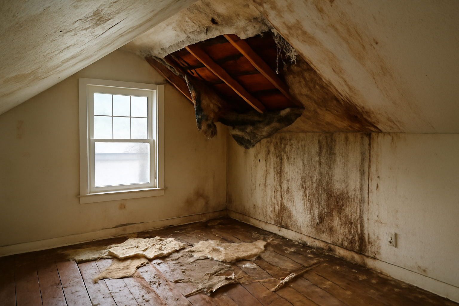 Attic Water Removal in Euless, TX