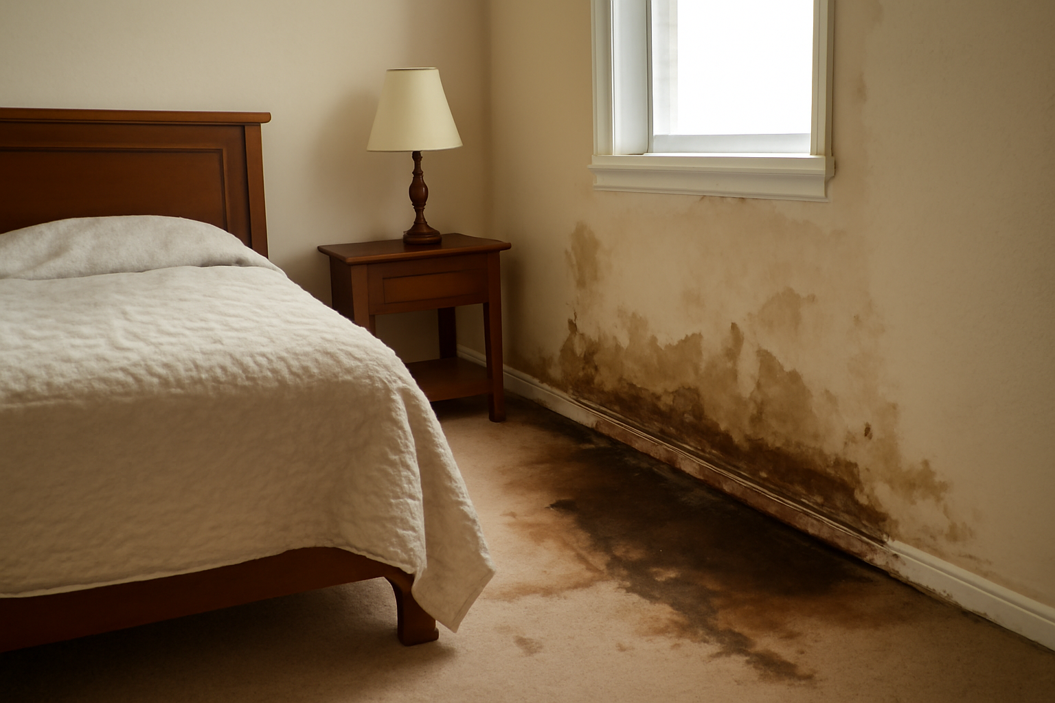 Bedroom Water Removal in Garland, TX
