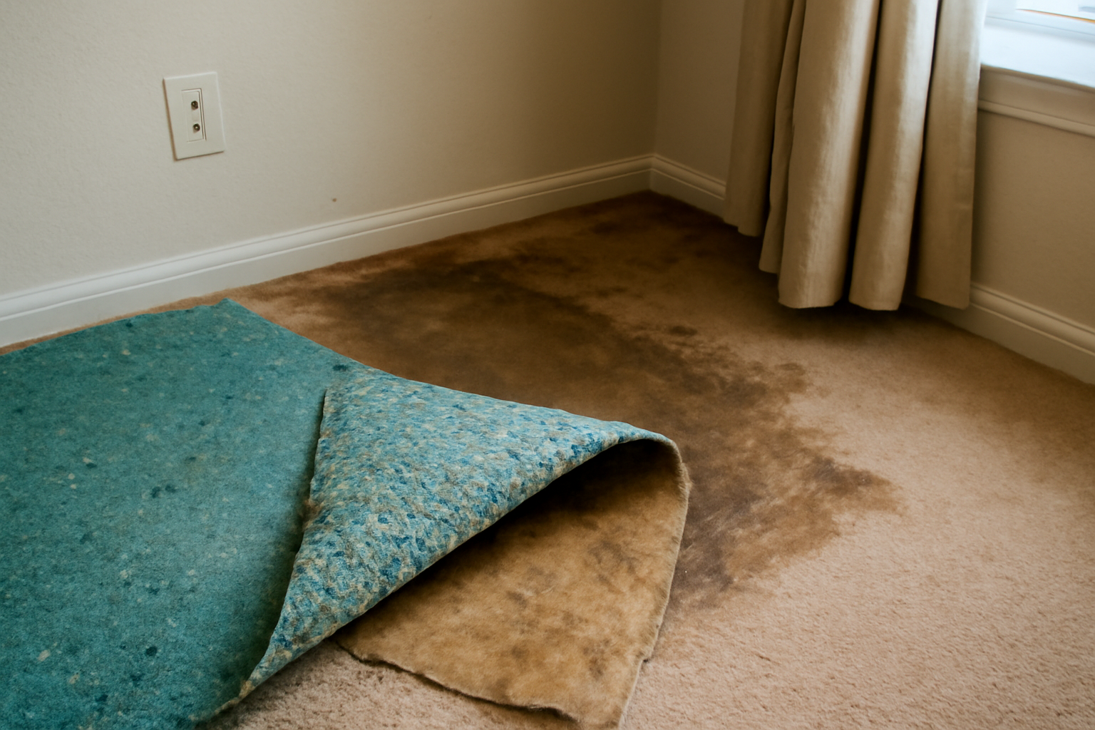 Carpet Pad Water Extraction in Euless, TX