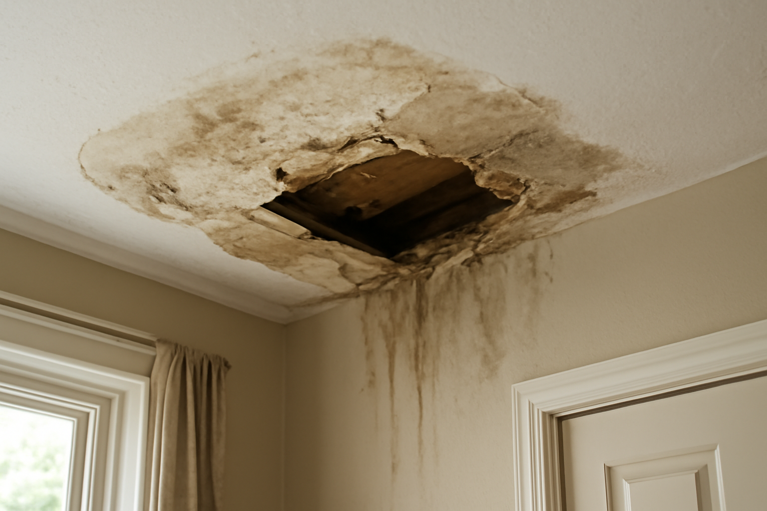 Ceiling Water Damage Repair in Colleyville, TX