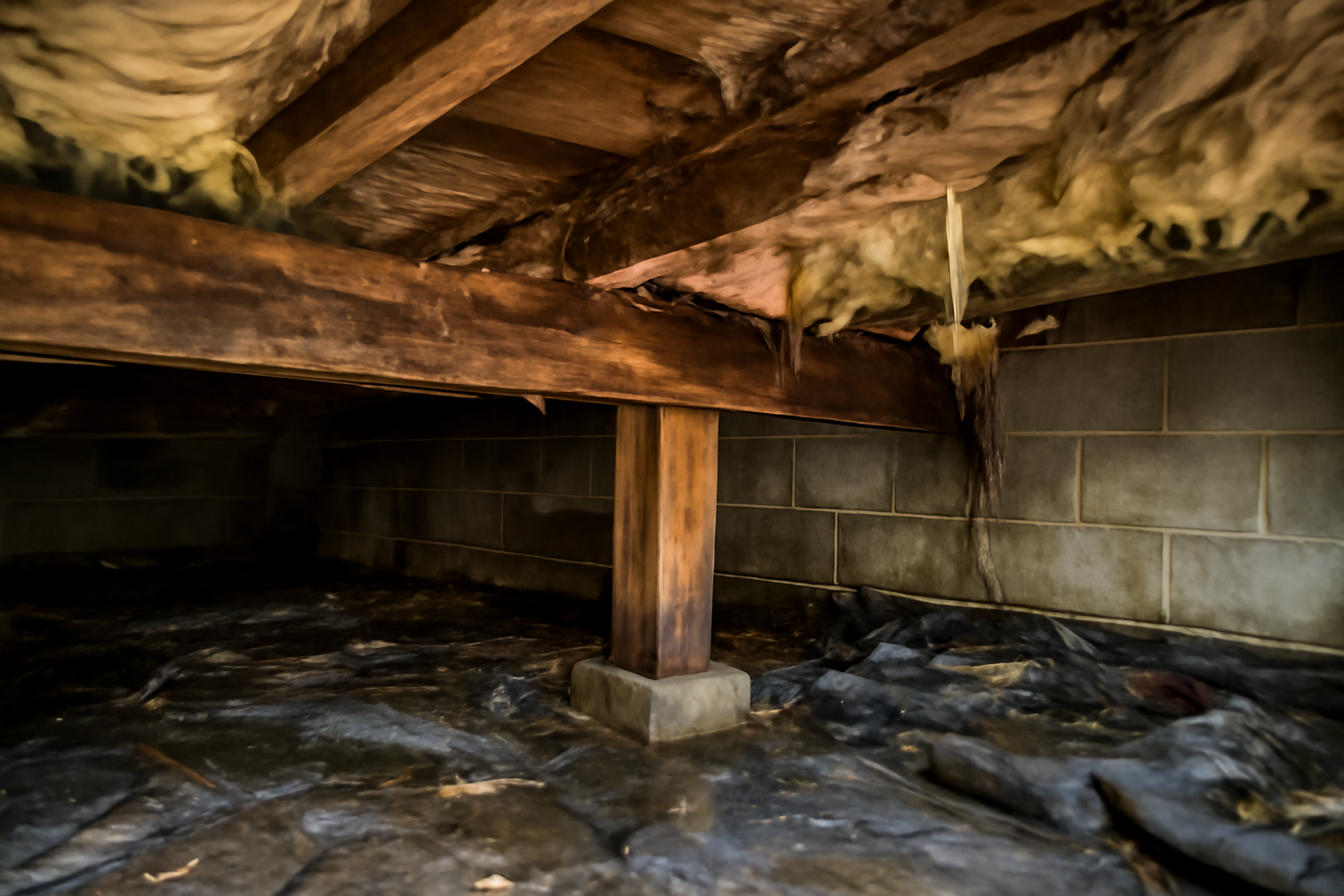 Crawl Space Water Removal in River Oaks, TX