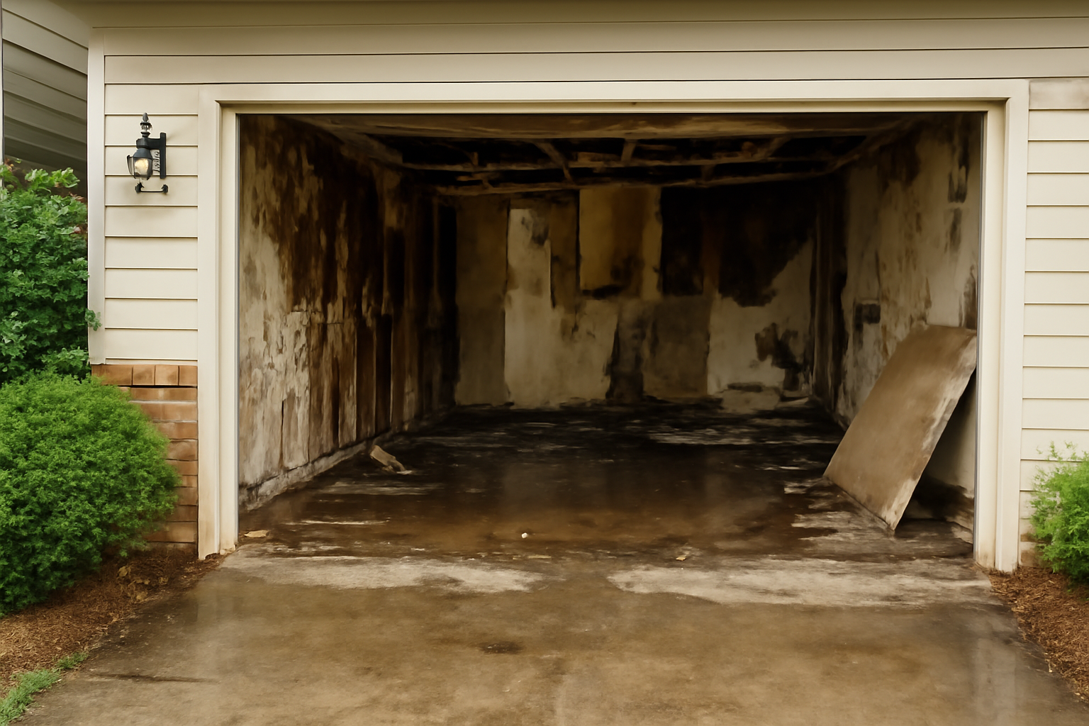 Garage Water Damage Cleanup in Garland, TX