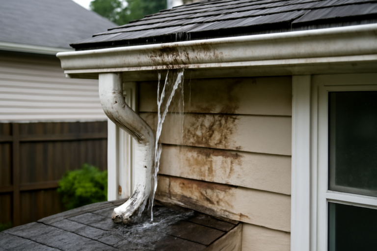 Gutter Overflow Water Removal