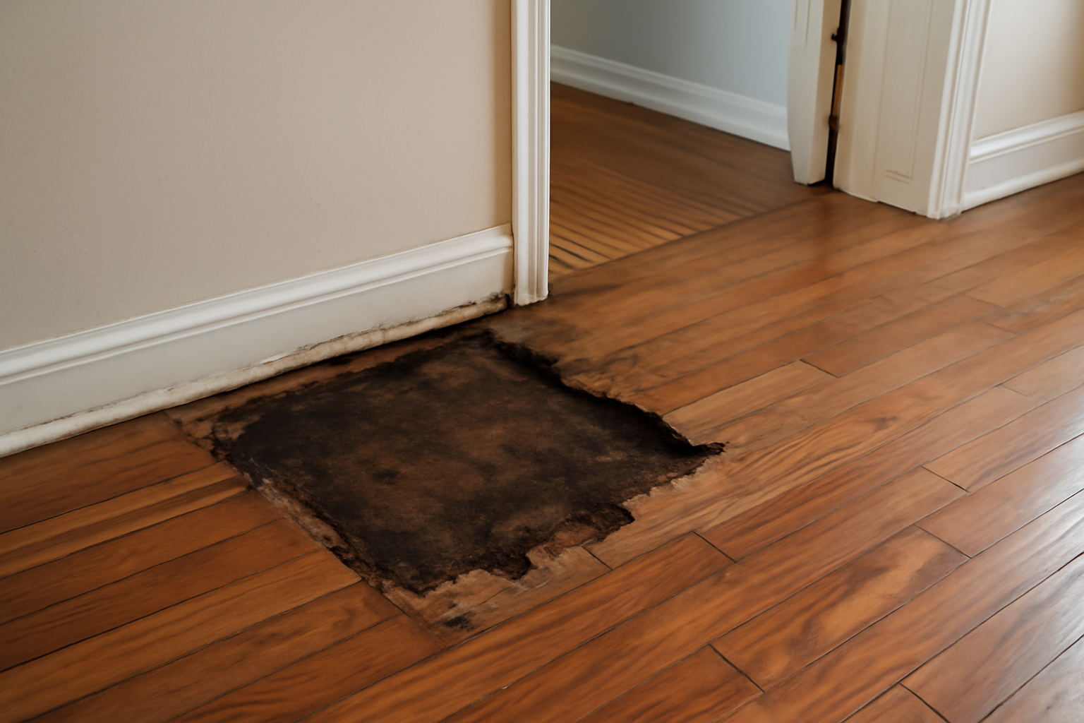 Hardwood Floor Water Damage Repair in Anna, TX