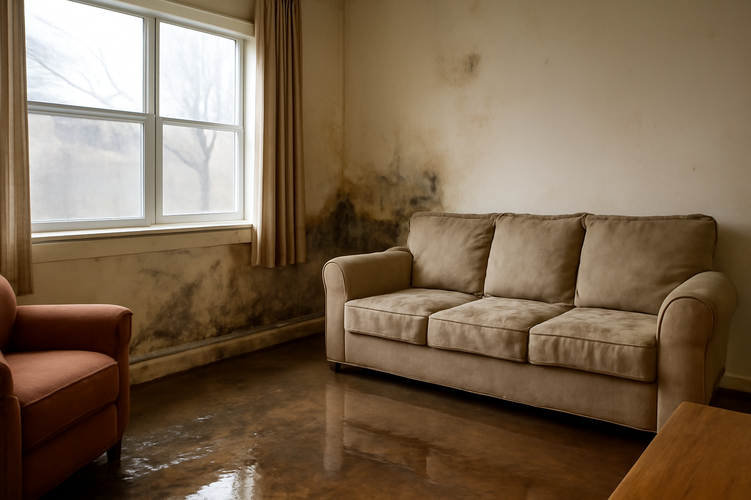 Living Room Water Removal in Venus, TX