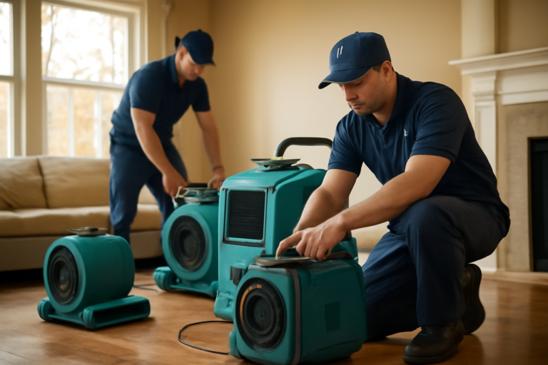 Water damage restoration service