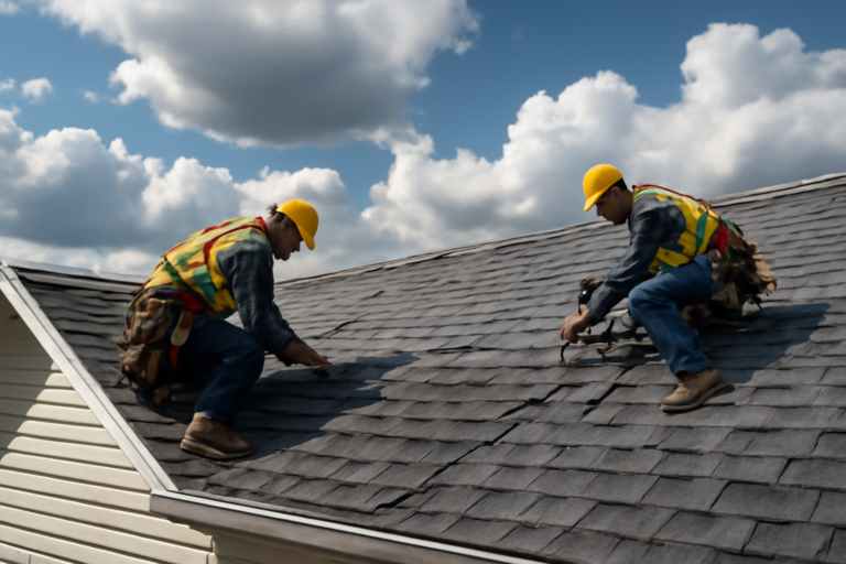 Storm damage repair service