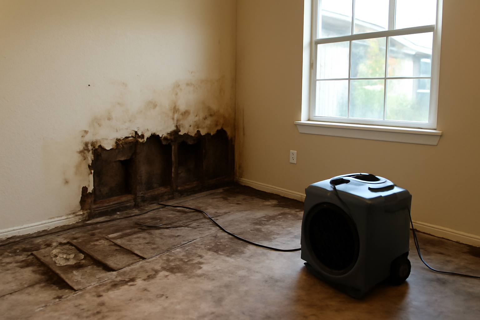 Rental Property Water Damage Restoration in Fate, TX