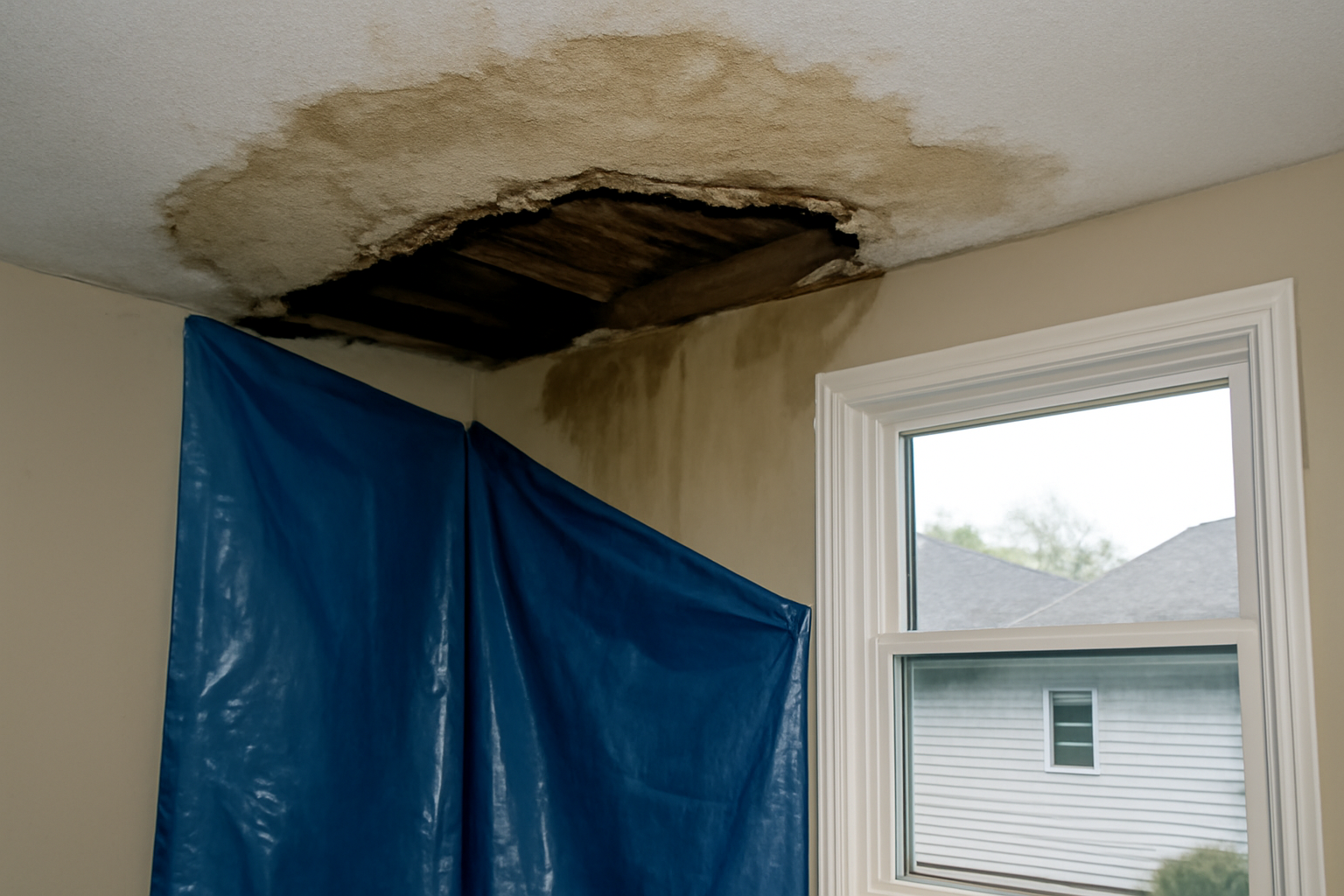 Roof Leak Water Removal in Venus, TX