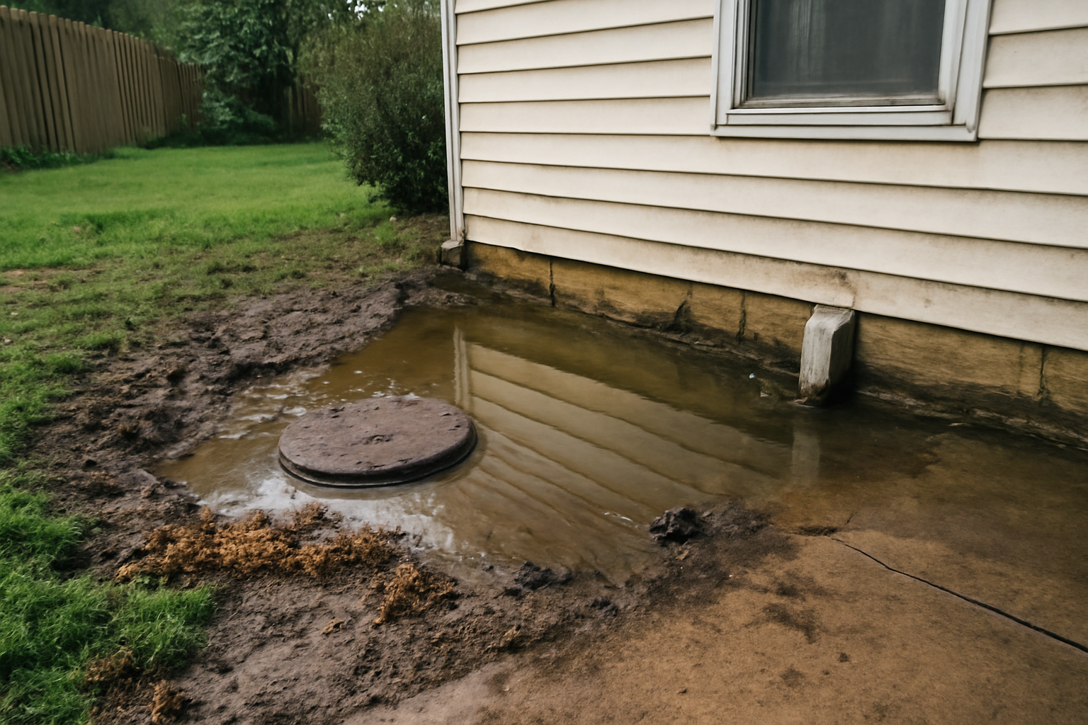 Septic Tank Backup Water Removal in Garland, TX