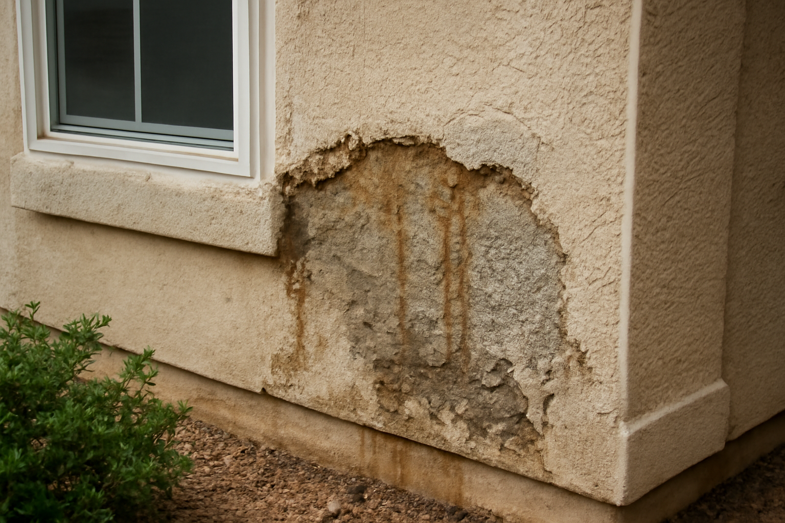 Stucco Water Damage Repair in Garland, TX