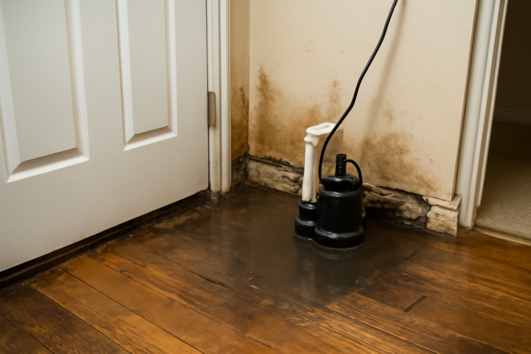 Sump Pump Failure Water Removal