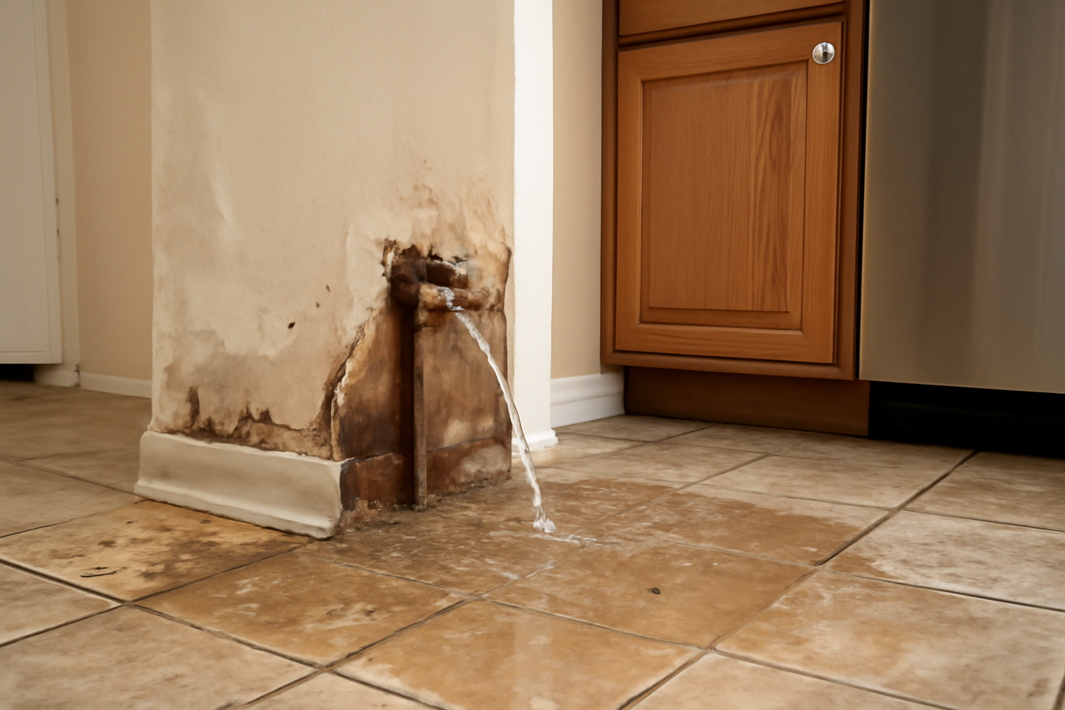 Supply Line Break Water Removal in Ennis, TX