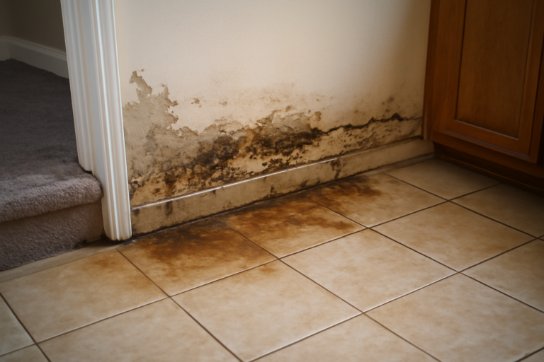 Tile Floor Water Damage Restoration