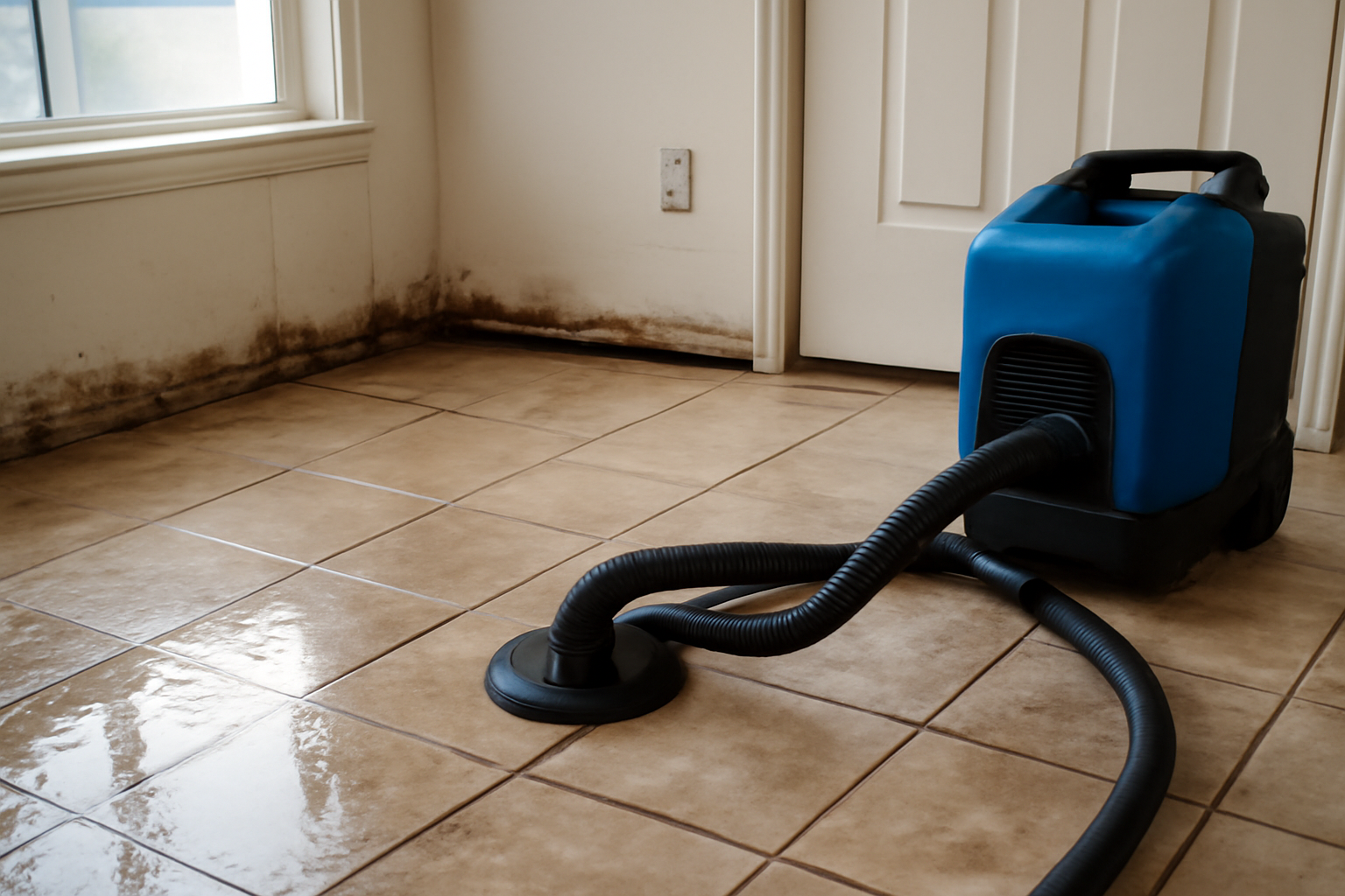 Tile Floor Water Extraction in Trophy Club, TX