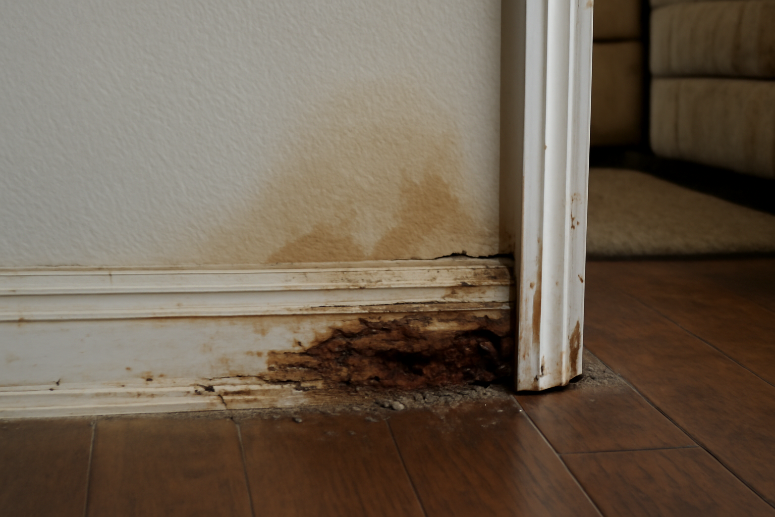 Trim & Baseboard Replacement After Water Damage in Richland Hills, TX