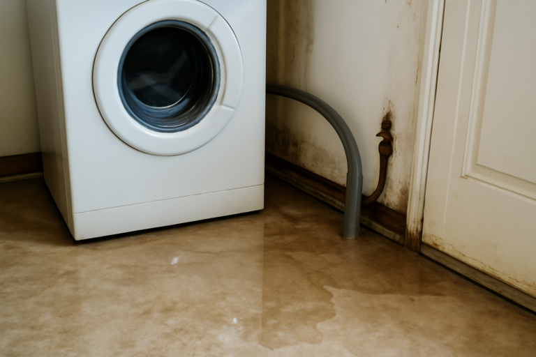 Washing Machine Overflow Water Removal
