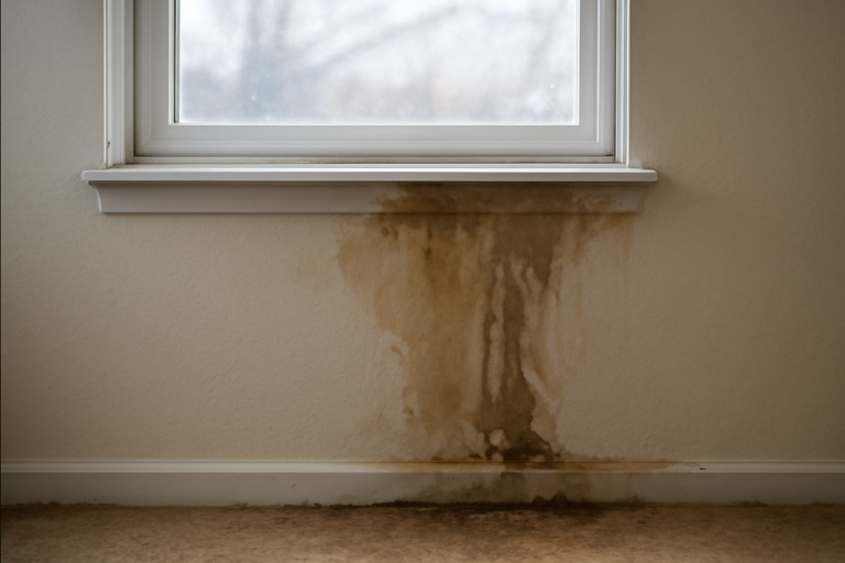 Window Leak Water Removal